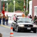 The parade begins